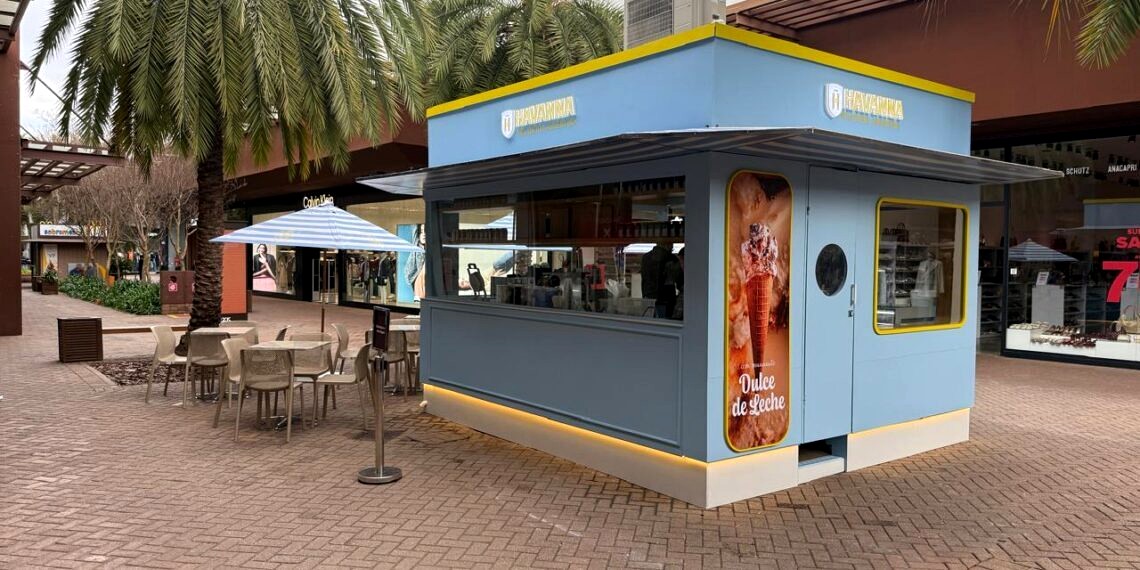 Imagem de sorvetes da Havanna em uma heladeria